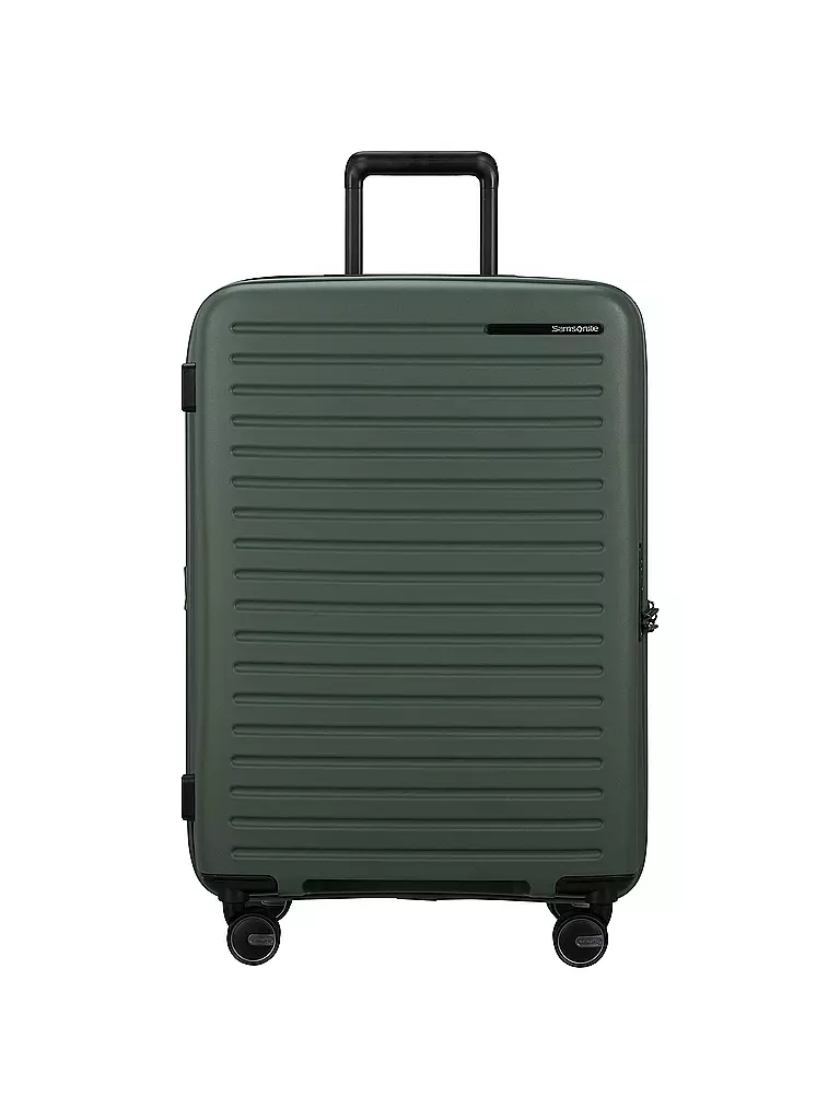 SAMSONITE | Trolley RESTACKD SPINNER 68 cm espandibile salvia | Verde scuro
