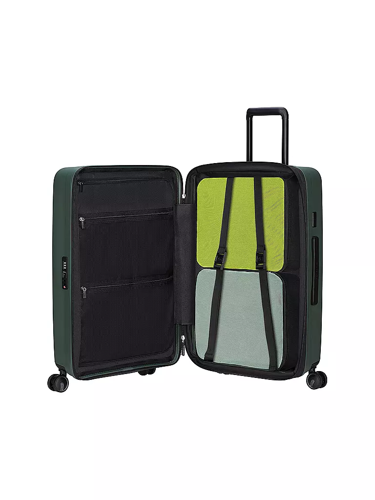 SAMSONITE | Trolley RESTACKD SPINNER 68 cm espandibile salvia | 