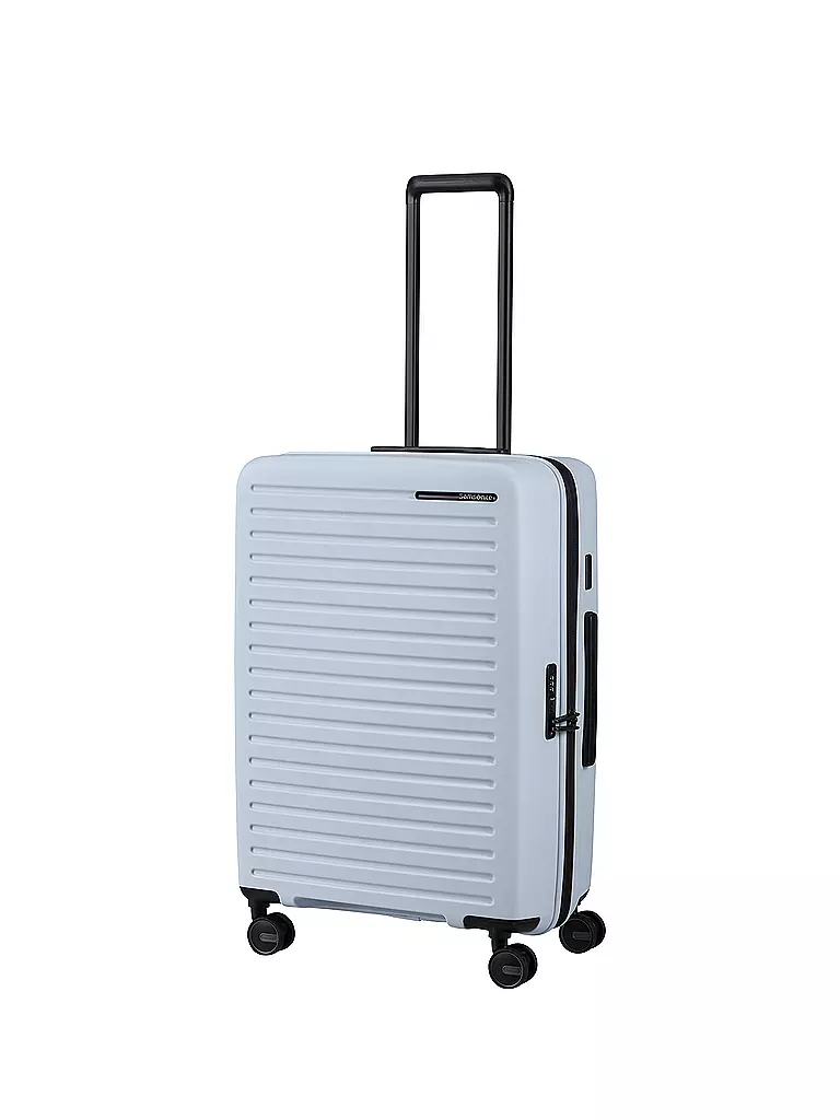 SAMSONITE | Trolley RESTACKD SPINNER 68cm espandibile Glacier | Blu chiaro