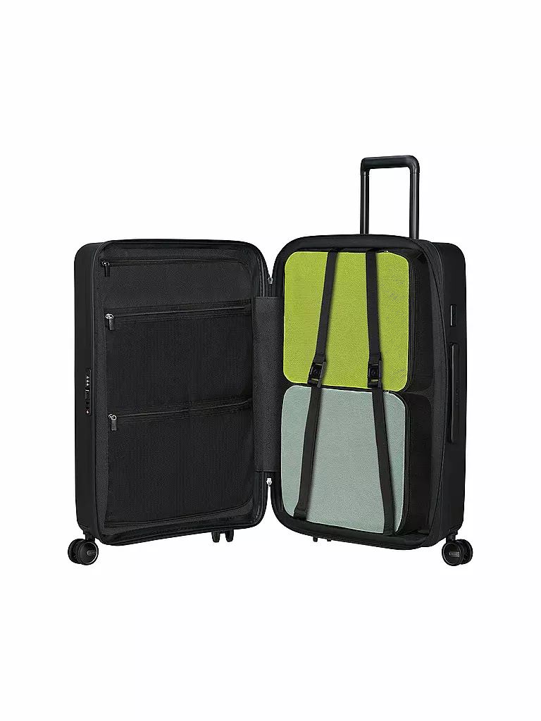 SAMSONITE | Trolley RESTACKD SPINNER 68cm espandibile nero | 