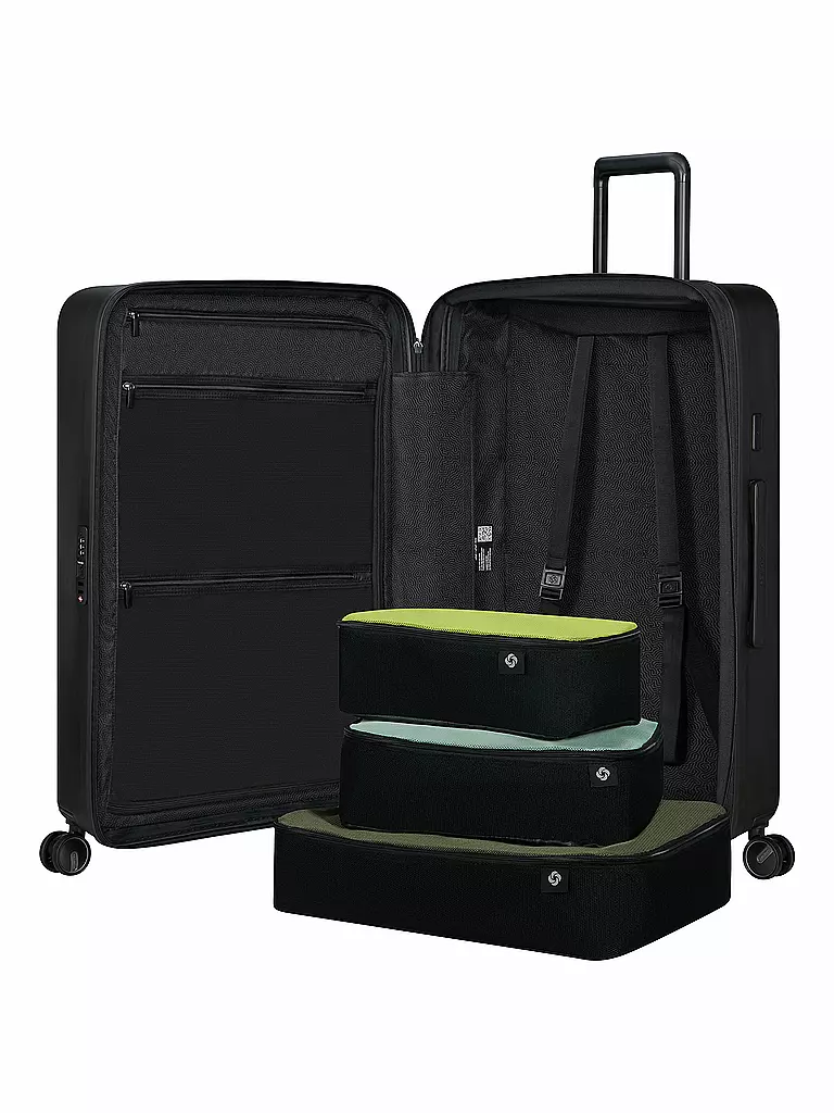 SAMSONITE | Trolley RESTACKD SPINNER 75cm espandibile nero | 