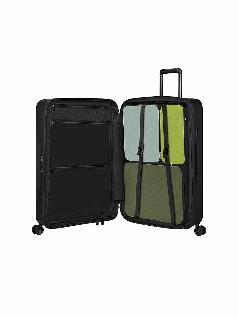 SAMSONITE | Trolley RESTACKD SPINNER 75cm espandibile nero | 
