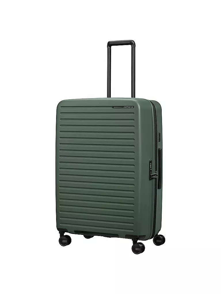 SAMSONITE | Trolley RESTACKD SPINNER 75cm espandibile salvia | 
