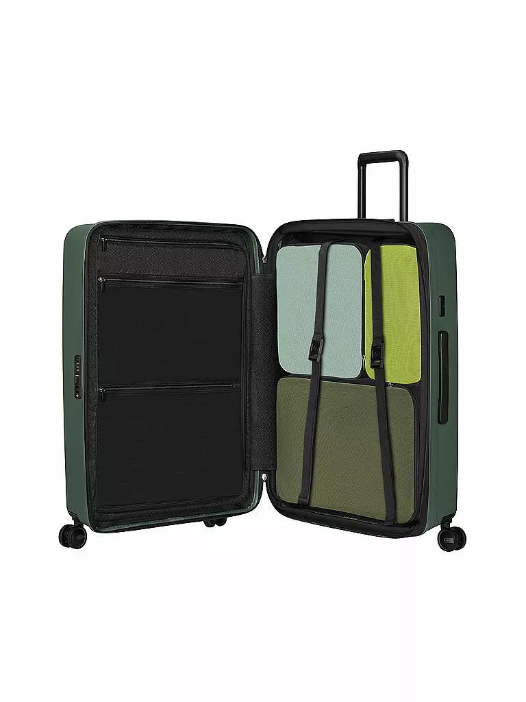SAMSONITE | Trolley RESTACKD SPINNER 75cm espandibile salvia | 