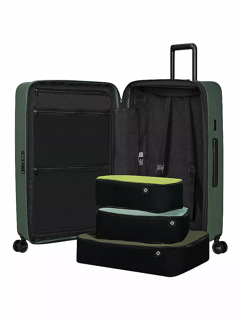 SAMSONITE | Trolley RESTACKD SPINNER 75cm espandibile salvia | 