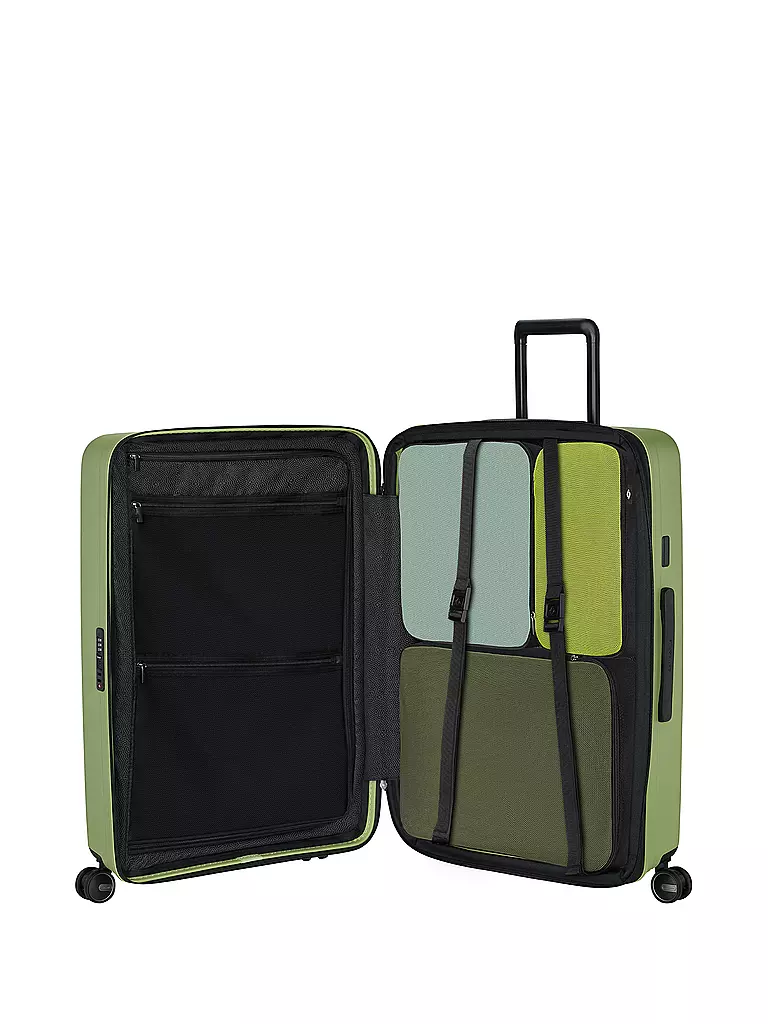 SAMSONITE | Trolley RESTACKD SPINNER 75cm espandibile Wasabi | Verde chiaro