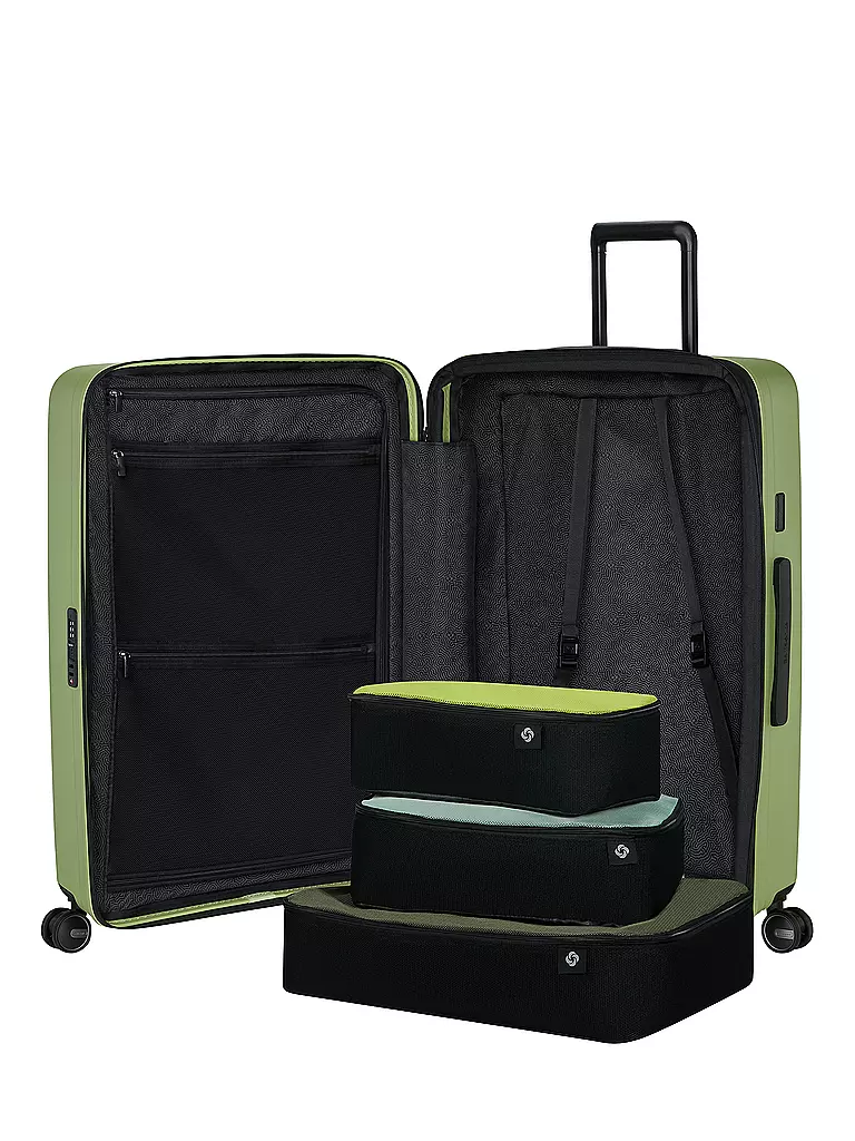 SAMSONITE | Trolley RESTACKD SPINNER 75cm espandibile Wasabi | Verde chiaro
