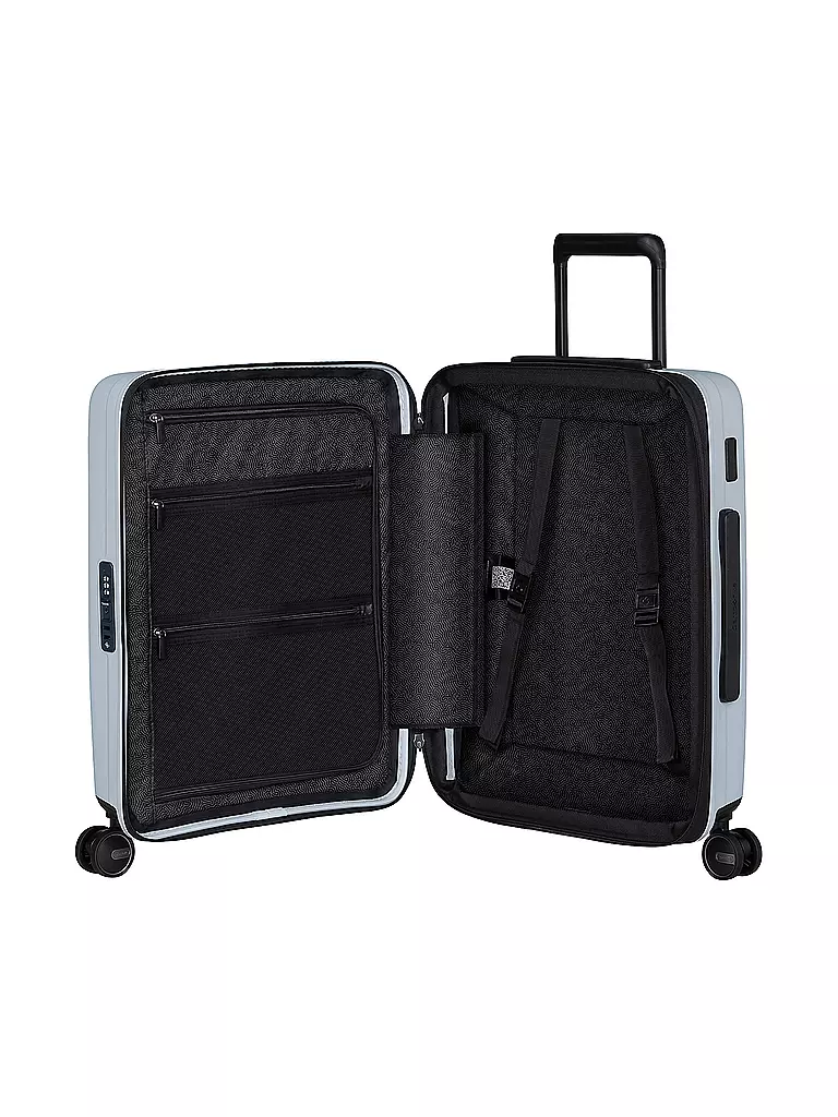SAMSONITE | Trolley RESTACKED SPINNER 55cm espandibile glacier | Blu chiaro