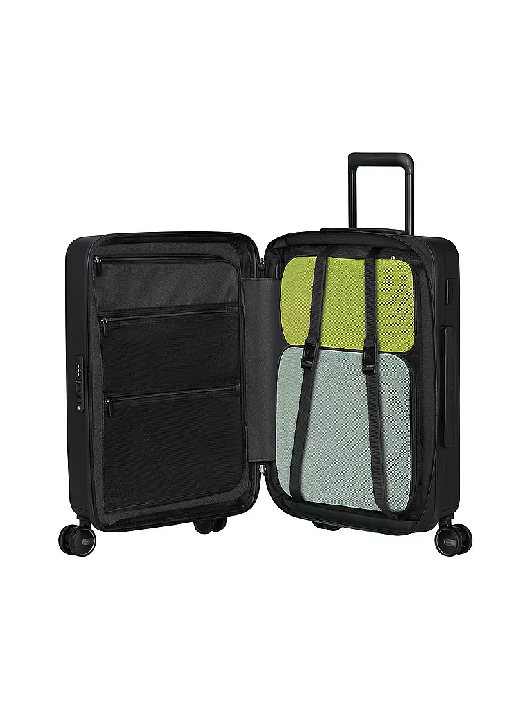 SAMSONITE | Trolley RESTACKED SPINNER 55cm espandibile nero | 