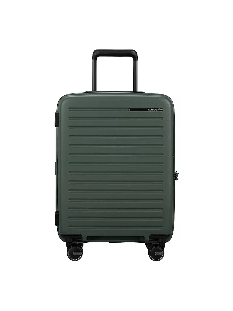 SAMSONITE | Trolley RESTACKED SPINNER 55cm espandibile salvia | Verde scuro