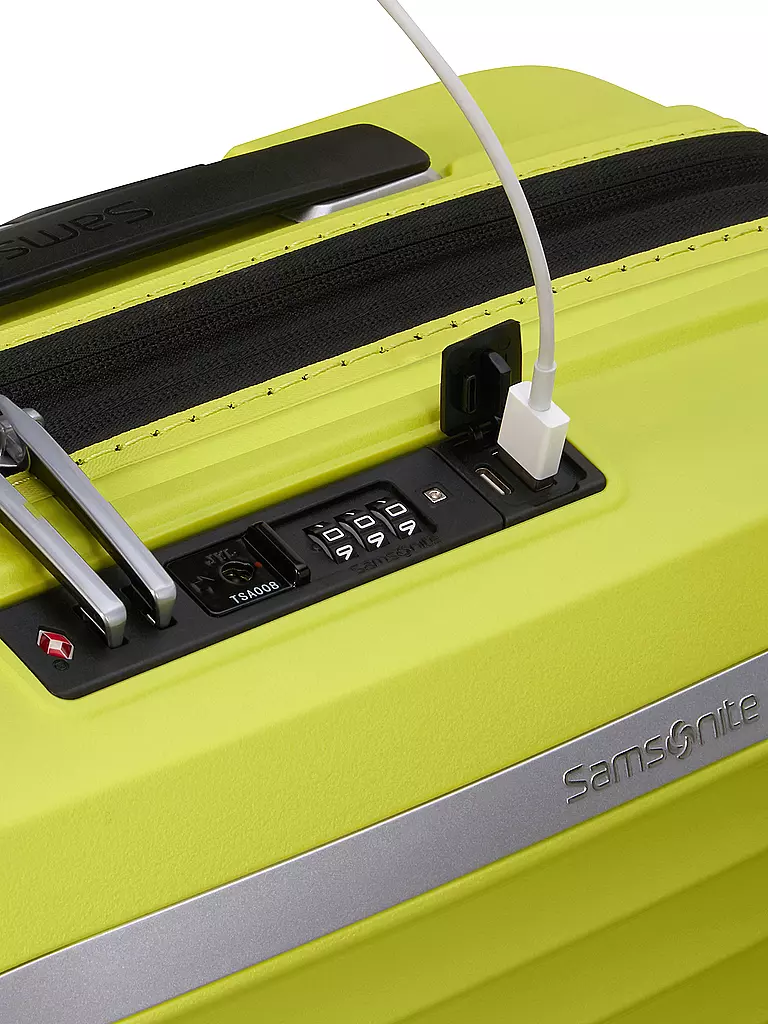SAMSONITE | Trolley UPSCAPE SPINNER 55cm erweiterbar lime | Giallo
