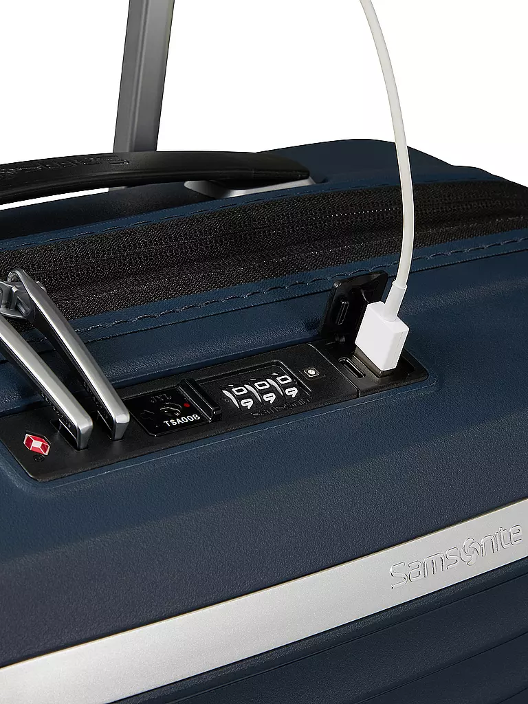 SAMSONITE | Trolley UPSCAPE SPINNER 55cm espandibile Blue Nights | 