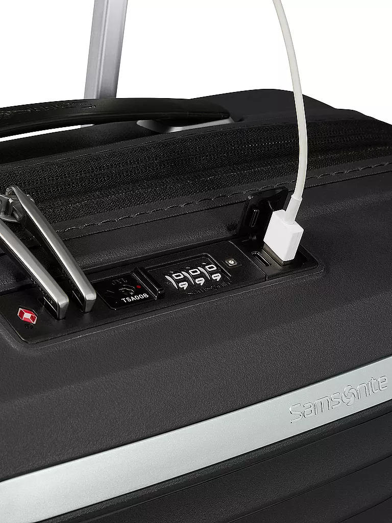 SAMSONITE | Trolley UPSCAPE SPINNER 55cm espandibile Nero | 