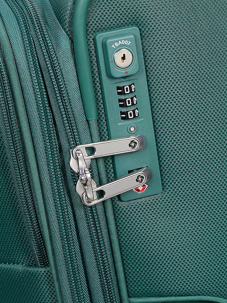 SAMSONITE | Trolley Weich D' LITE SPINNER 71cm erweiterbar northern blue | Petrolio