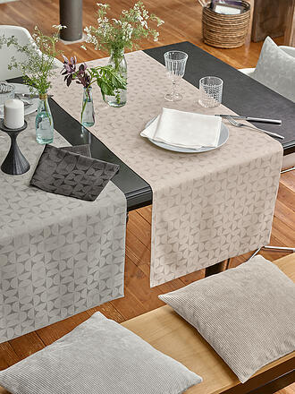 SANDER | Tovaglia 150x250cm ORA JAQUARD Moon Beean