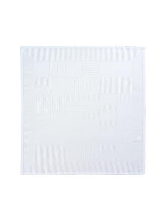 SANDER | Tovagliolo Lexie Damascato 45x45cm Bianco