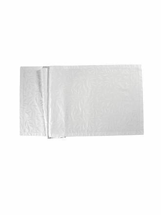 SANDER | Tischläufer COMO DAMAST 50x140cm Bianco
