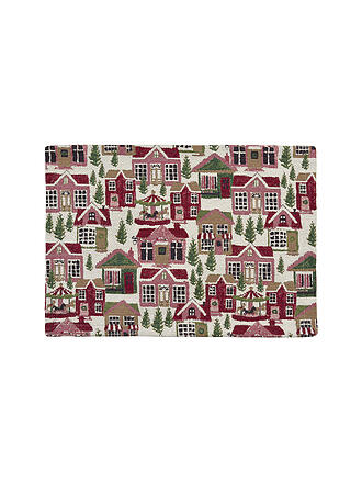 SANDER | Tovaglietta natalizia 35x50cm VILLA Rosso/Verde
