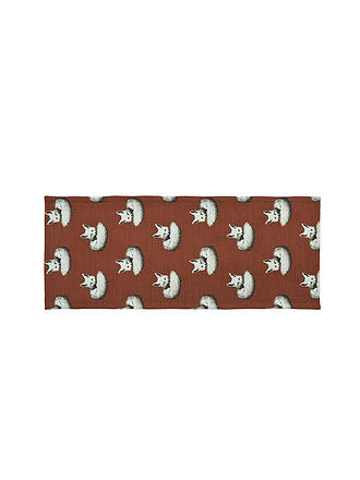 SANDER | Tischläufer natalizio 40x100cm FOX PACK Terra di Siena Bruciata