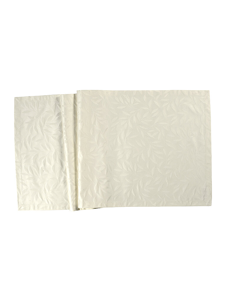 Mitteldecke COMO DAMAST 90x90cm Crema beige