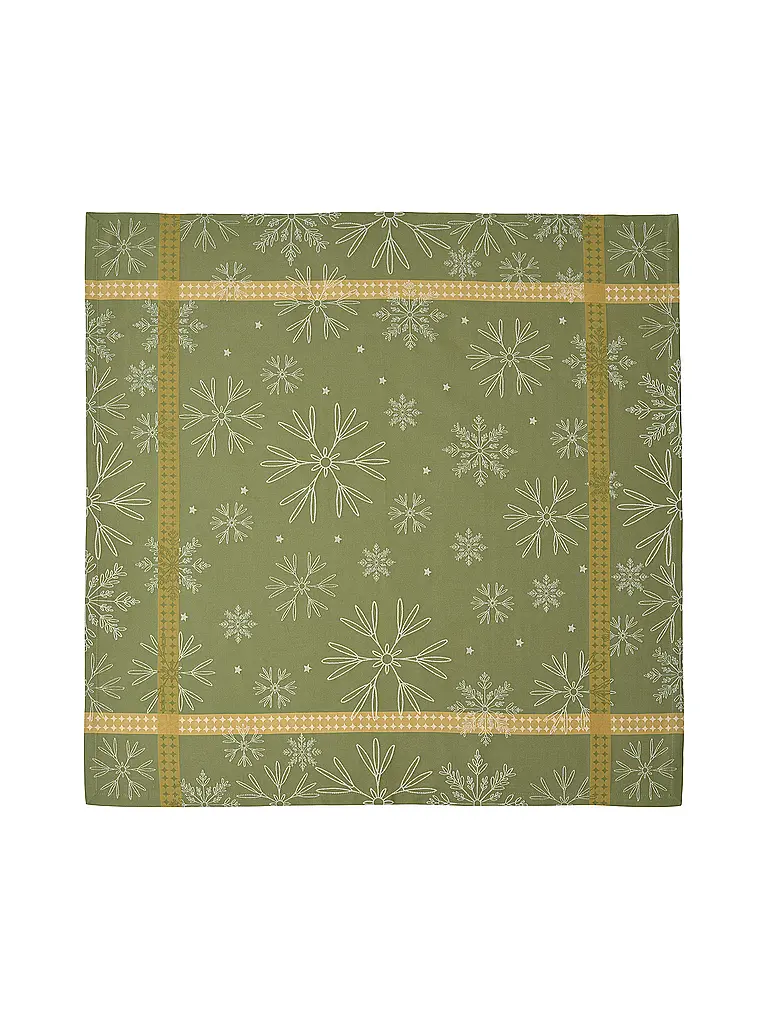 SANDER | Centrino natalizio 100x100cm VAIL Olive | Oliva