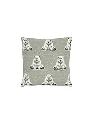 SANDER | Federa per cuscino natalizio 35x50cm BOREAS Blue Fox | Grigio