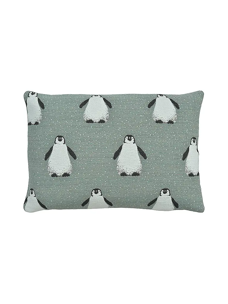 SANDER | Federa per cuscino natalizio 35x50cm PING & FRIENDS Blue Fox | Menta