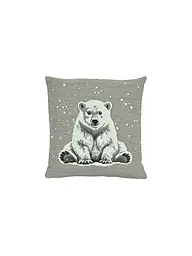 SANDER | Federa per cuscino natalizio 45x45cm ARKTOS Blue Fox | Grigio