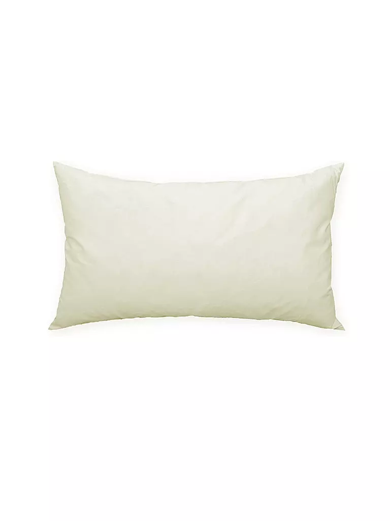 SANDER | Imbottitura per cuscino in piume 33x50 cm color crema | Crema