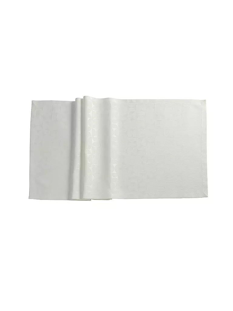 SANDER | Runner 50x140cm ORA JAQUARD Ecru | Bianco
