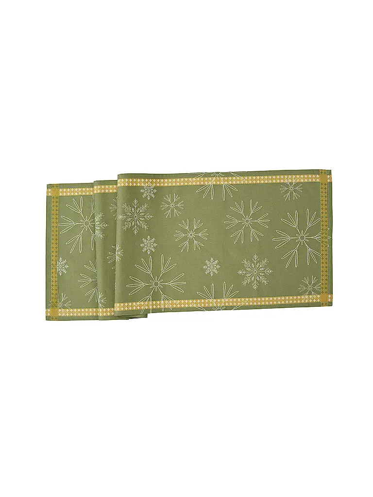 SANDER | Runner da tavola natalizio 47x150cm Olive Red | Oliva