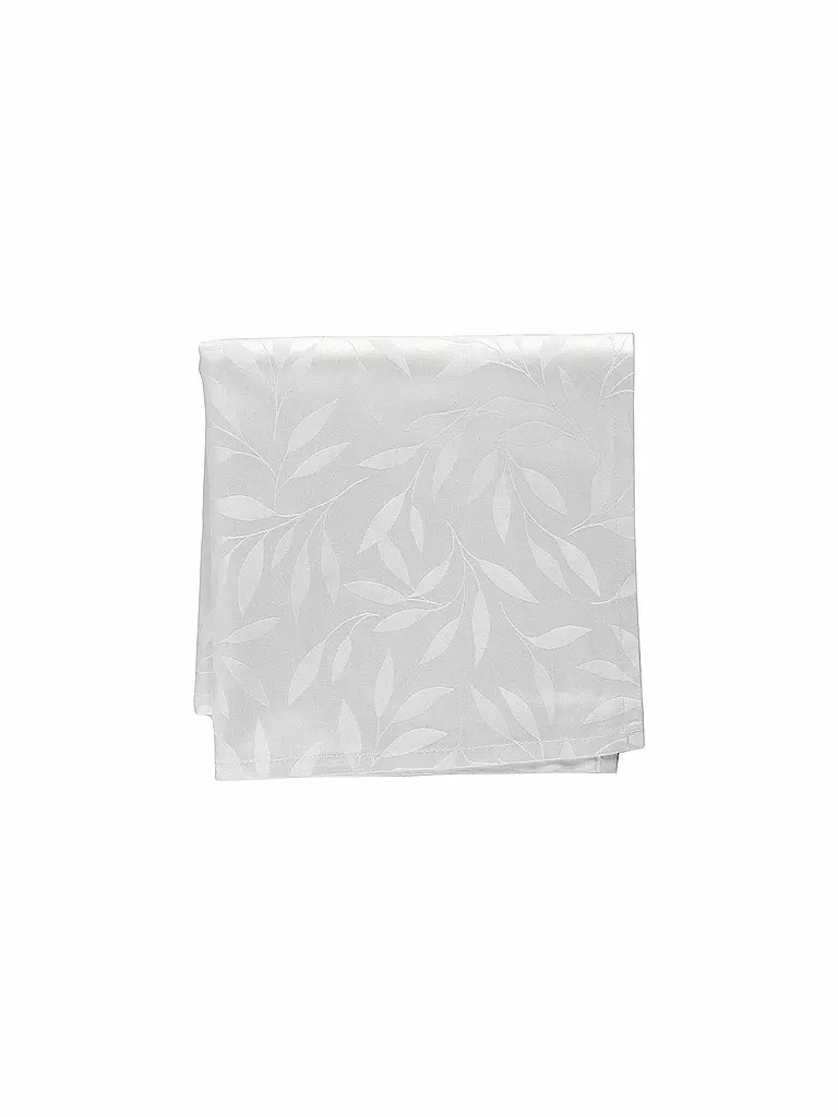 SANDER | Serviette COMO DAMAST 45x45cm Weiss | Bianco