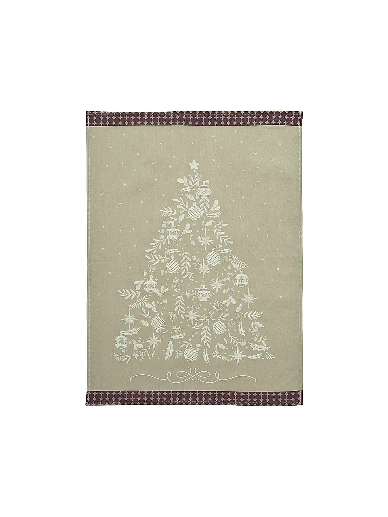 SANDER | Strofinaccio di Natale 50x70cm CHEF TREE Linen | Beige