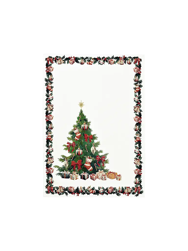 SANDER | Strofinaccio di Natale 50x70cm HAPPY TREE Original | Beige