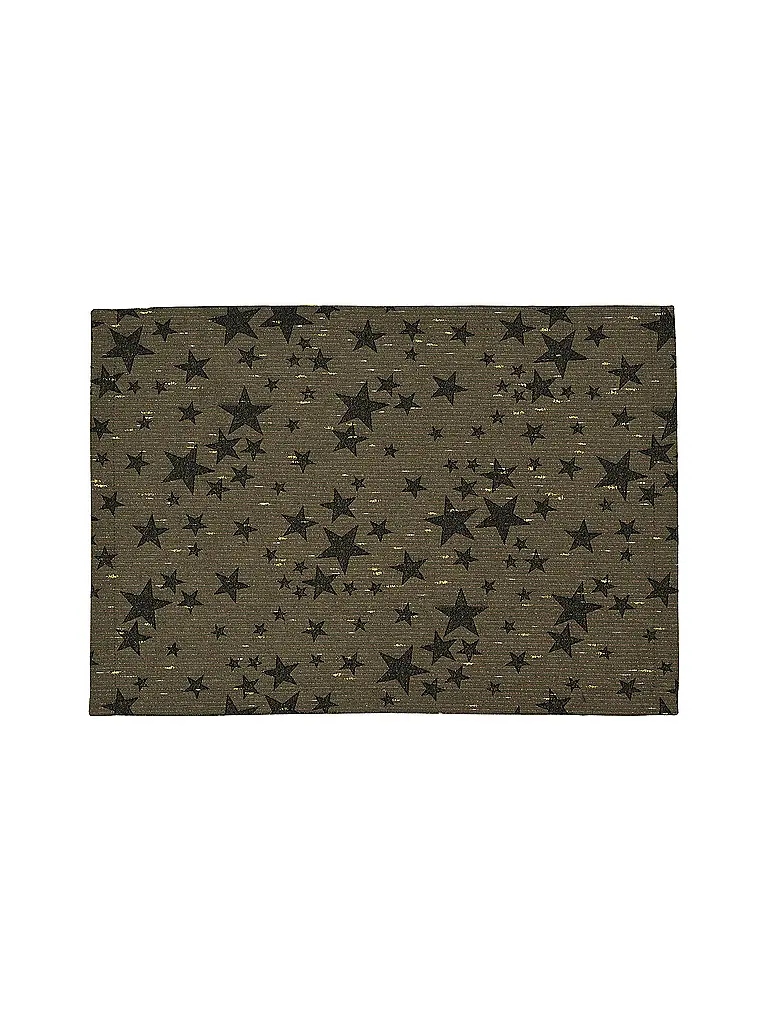 SANDER | Tavola di Natale 35x50cm STELLE D'ORO Caffè | Marrone