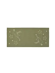 SANDER | Runner da tavola natalizio 38x85cm STARDUST Ecru | Oliva