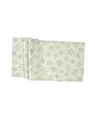 SANDER | Tavola di Natale 50x140cm CRISTALLO LUCE Écru/Argento | Crema