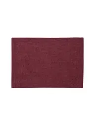 SANDER | Tischset KENSINGTON 35x50cm Grafite | Rosso scuro