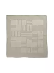 SANDER | Tovaglia Lexie Damascata 145x190cm Bianco | Cammello