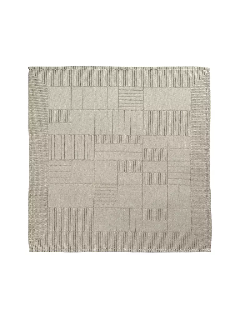 SANDER | Tavola Lexie Damascata 145x190cm Moonbeam | Cammello