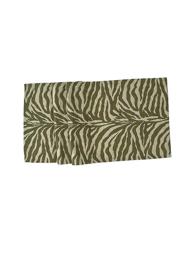 SANDER | Tavolo runner KIPO 50x140cm Oliva | Oliva