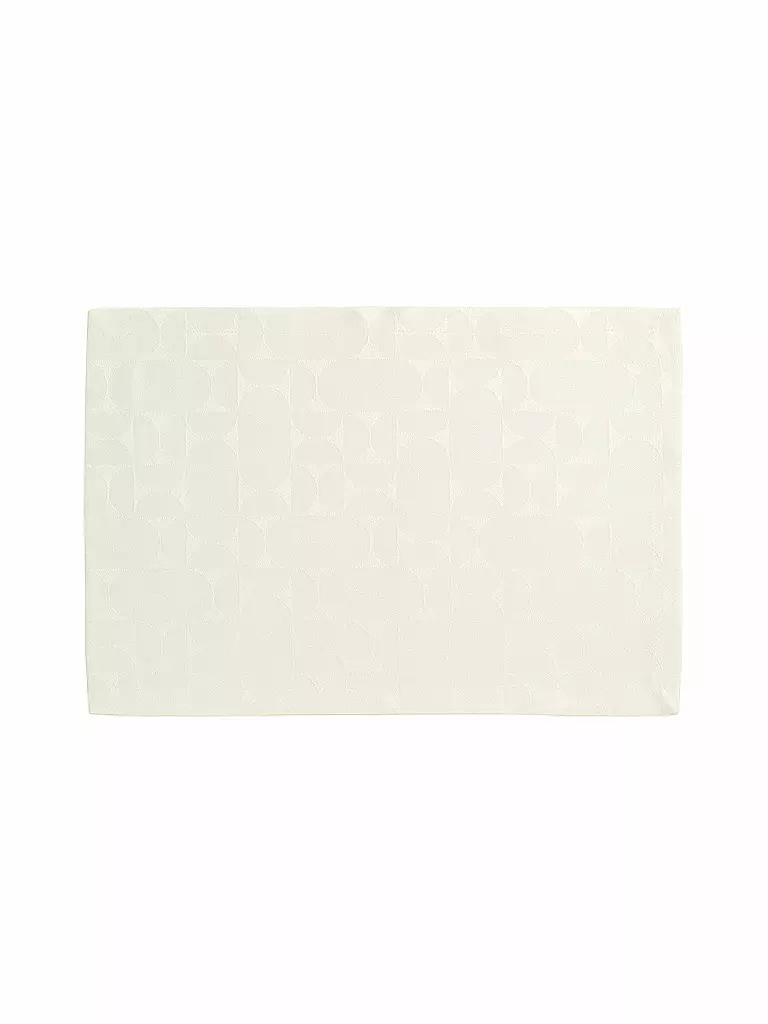 SANDER | Tischset 35x50cm JAQUARD Écru | Bianco