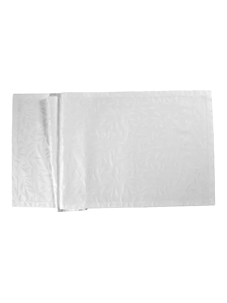 SANDER | Tischset COMO DAMAST 35x50cm Bianco | Bianco