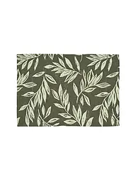 SANDER | Tischset LEAVES 35x50cm Cachi | Verde scuro