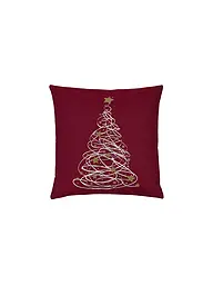SANDER | Federa natalizia 45x45cm GINO Crema | Rosso scuro