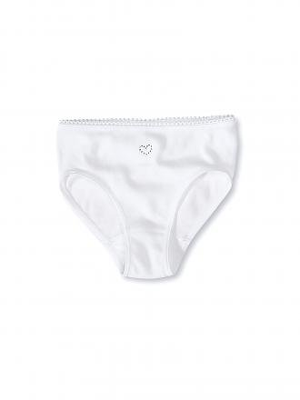 SANETTA | Slip da ragazza "Cotton Love" bianco