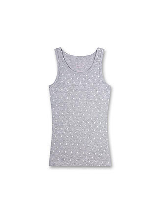 SANETTA | Top da ragazza - Canottiera grigio chiaro mélange