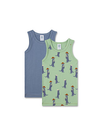 SANETTA | Canottiera da bambino confezione da 2 verde giada