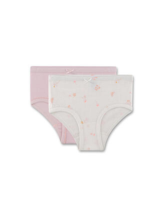 SANETTA | Slip da bambina, confezione da 2, white pebb