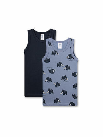 SANETTA | Top da ragazzo confezione da 2 stone wash